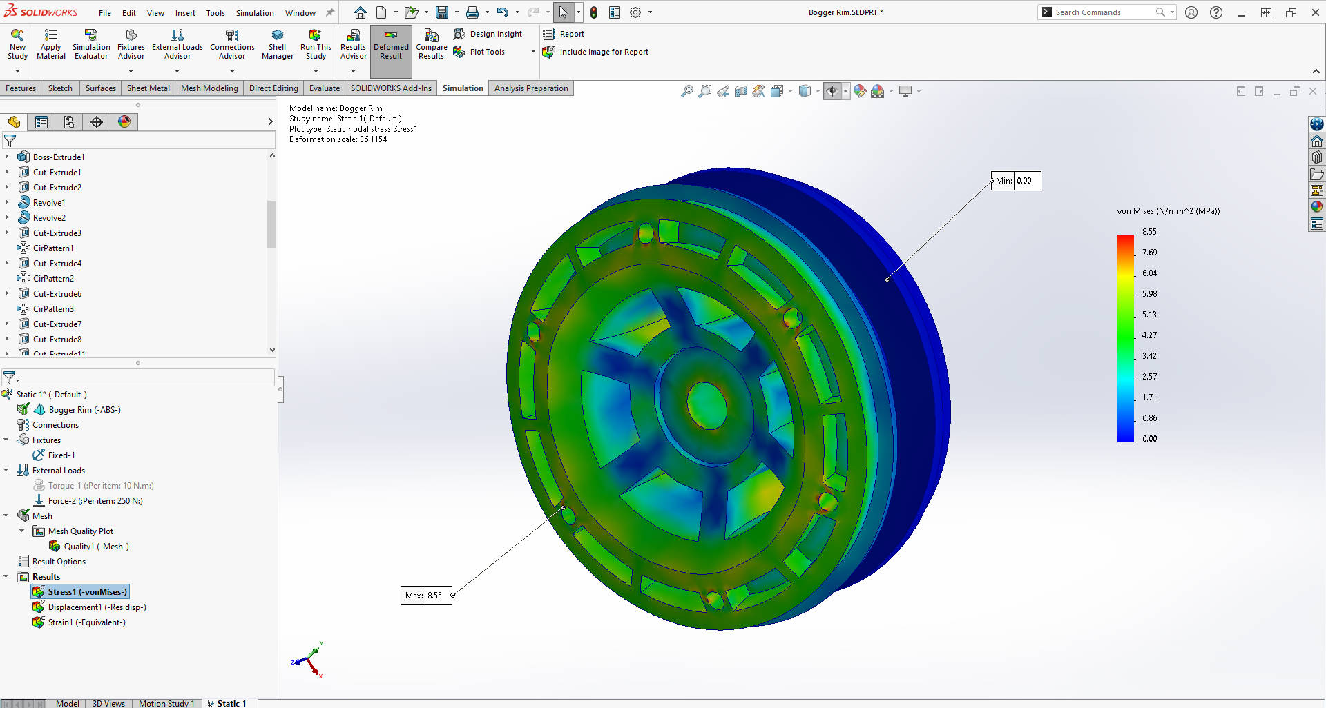 How To Find Reaction Forces In SOLIDWORKS Simulation